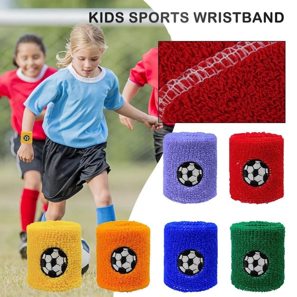 6Pcs Sport Wristbands Basketball Football Sweat Absorbent Wrist New. Bands I6A8