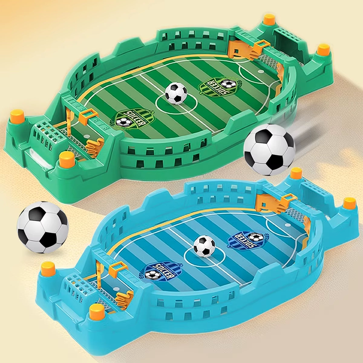 Football Table Mini Tabletop Interactive Game, Soccer Tabletops Competition Sports Games Desktop Catapult Toys for Family Game