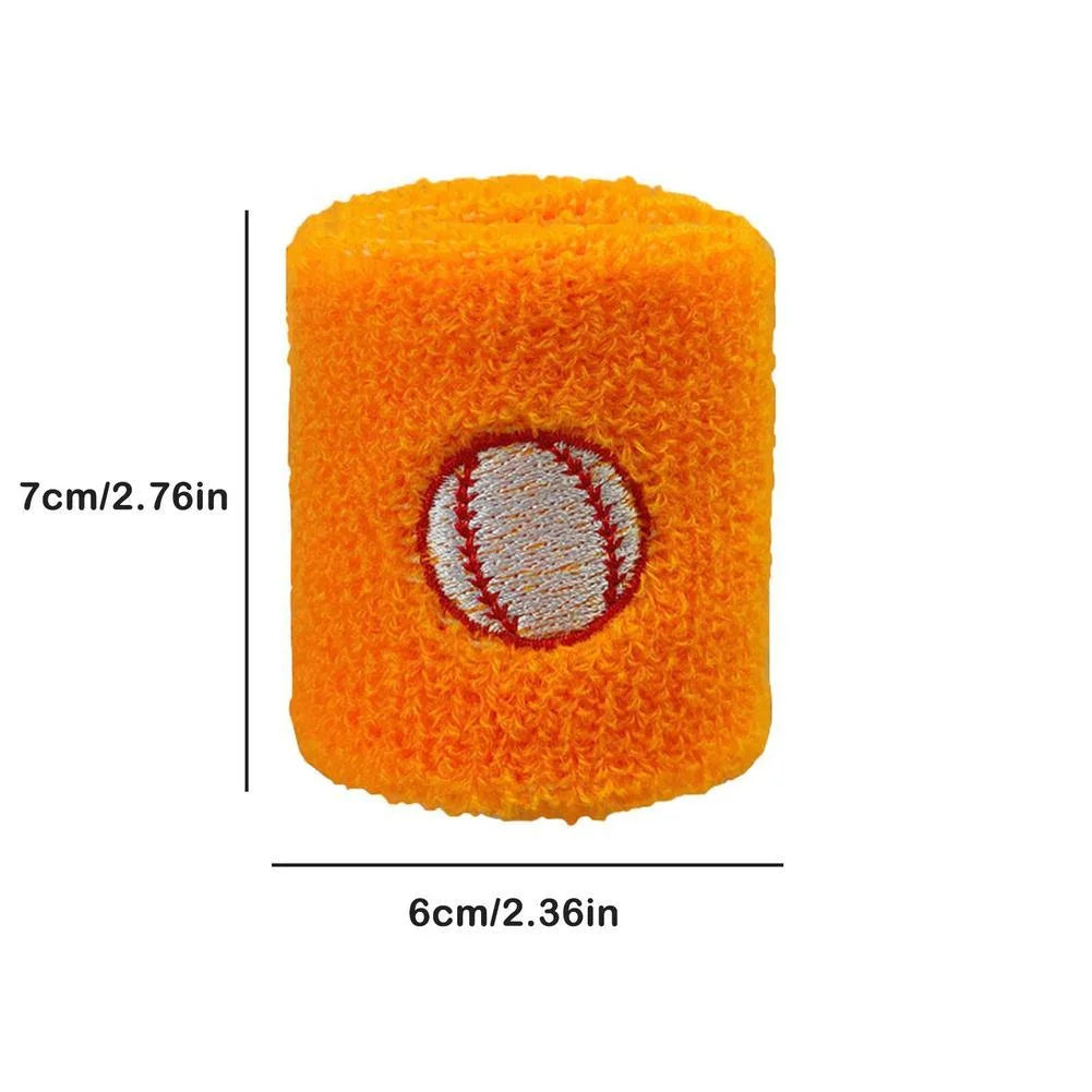 6Pcs Sport Wristbands Basketball Football Sweat Absorbent Wrist New. Bands I6A8