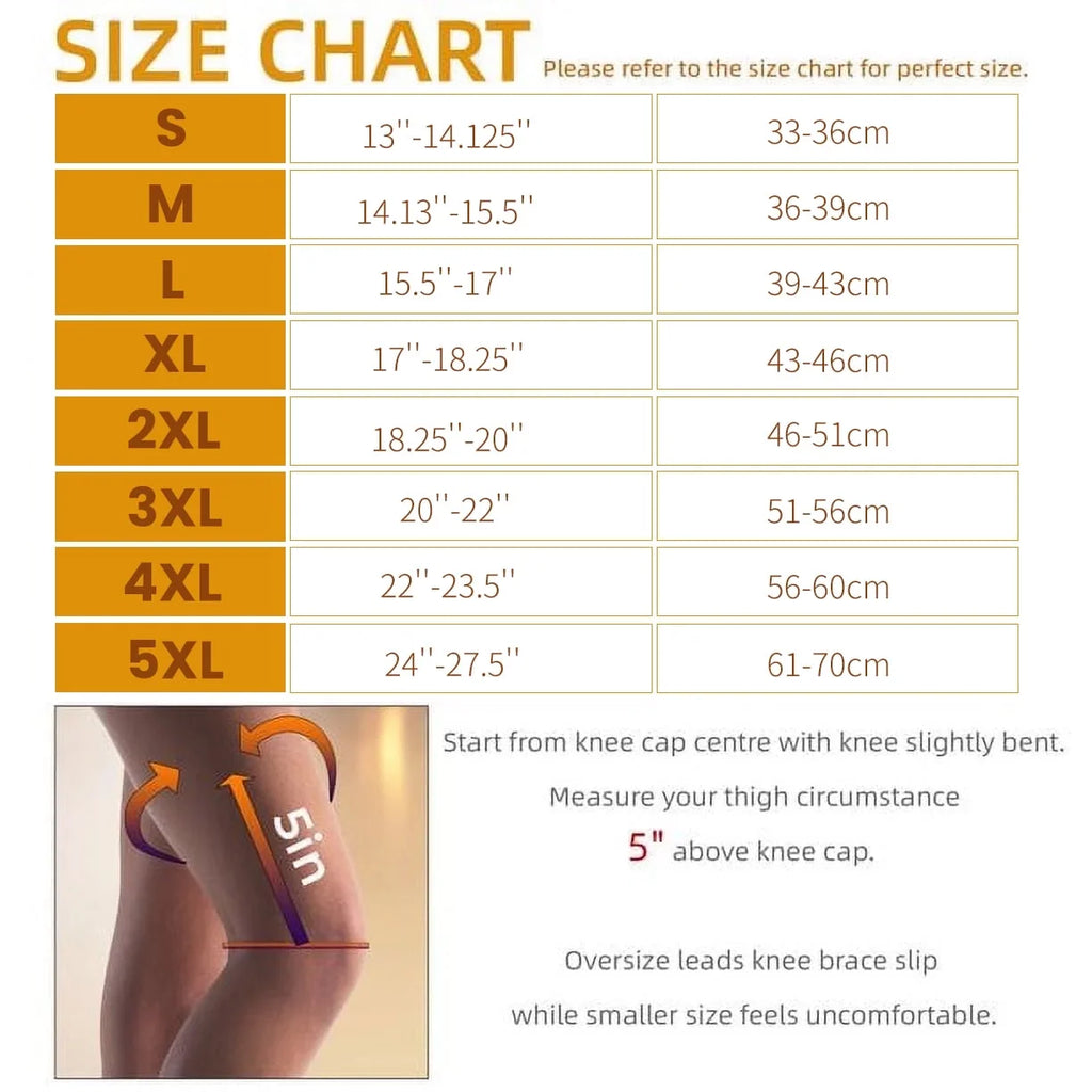 Copper Knee Brace Support for Men and Women Knee Compression Sleeve for Knee Arthritis Pain Relief-2Xl