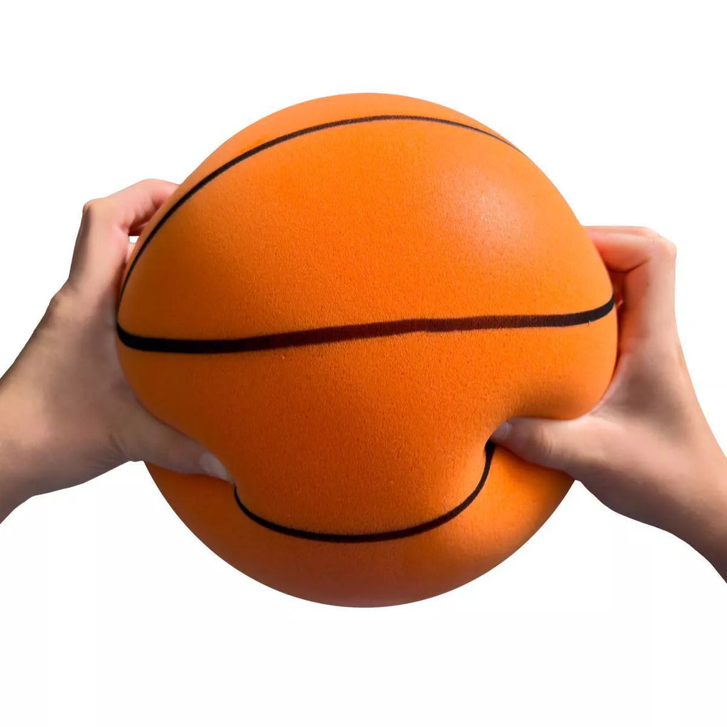 Swerve Sports Ball 8'' Silent Basketball: Shell, Sport Use Basketball