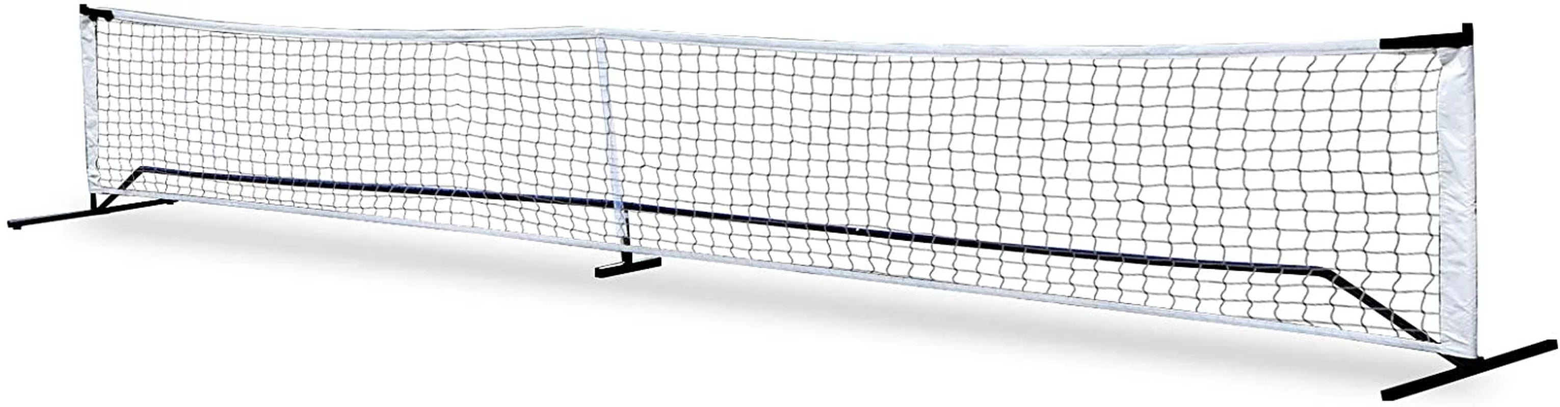22FT Portable Pickle Ball Net Soccer Tennis Net Game Set System with Metal Frame Stand and Carrying Bag for Pickle Ball, Kids Volleyball, Badminton, Tennis